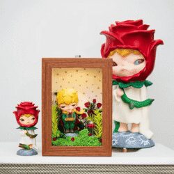 The Little Prinice & The Rose Finished Diorama Box