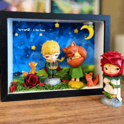 The Prinice & The Fox Finished Diorama Box
