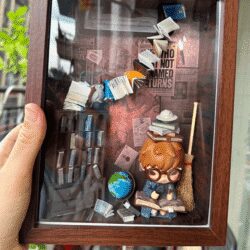 Magic & The Geographer Finished Diorama Box