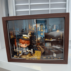 The Businessman  Finished Diorama Box