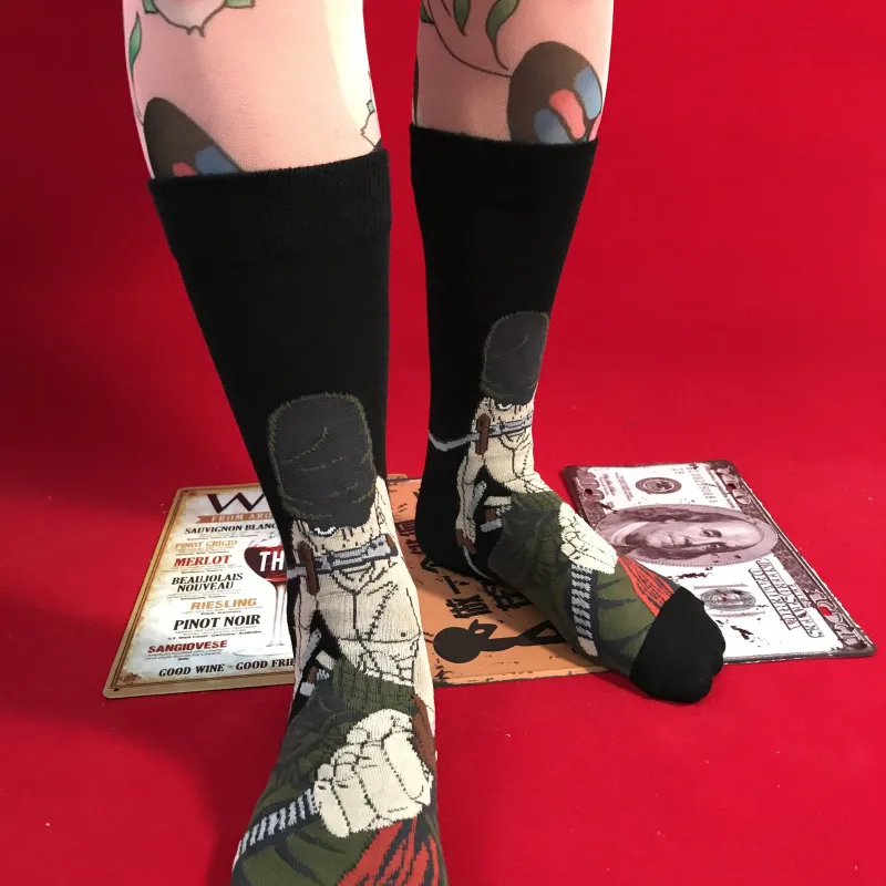 One Piece Luffy Zoro Ace Socks - Image 7