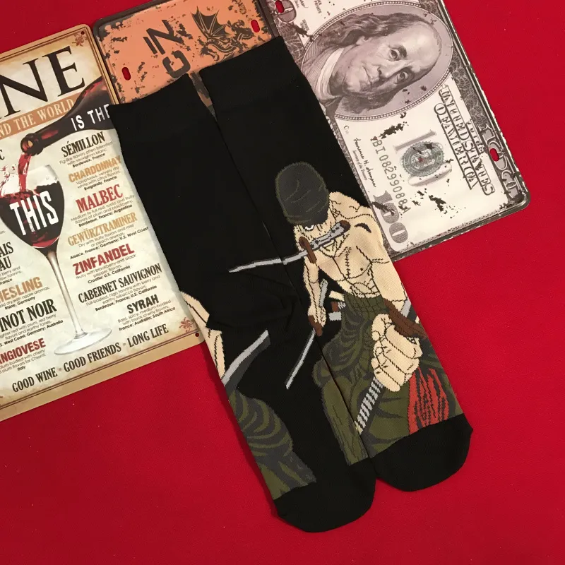One Piece Luffy Zoro Ace Socks - Image 5