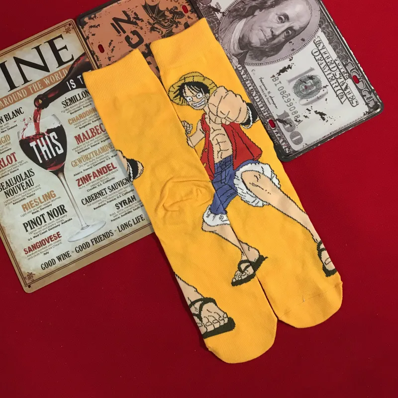 One Piece Luffy Zoro Ace Socks - Image 4