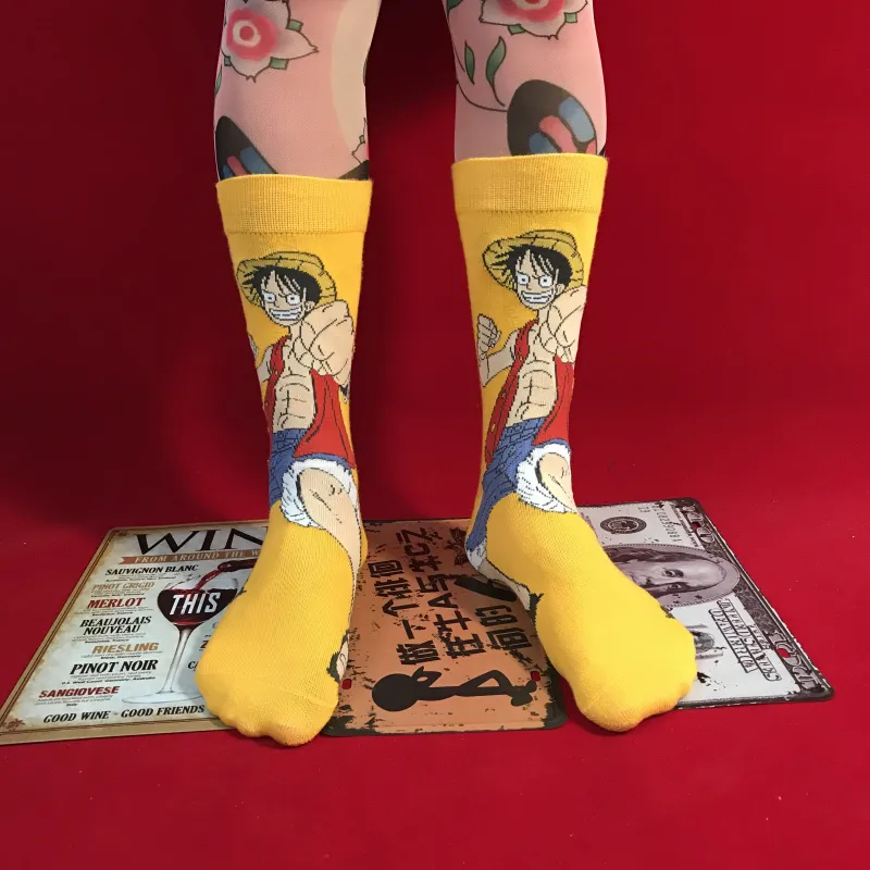 One Piece Luffy Zoro Ace Socks - Image 2